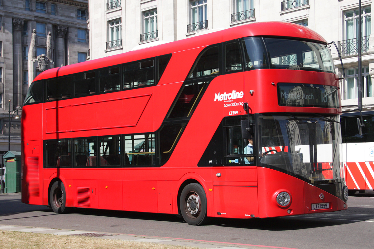 London, Wright New Bus for London # LT559
