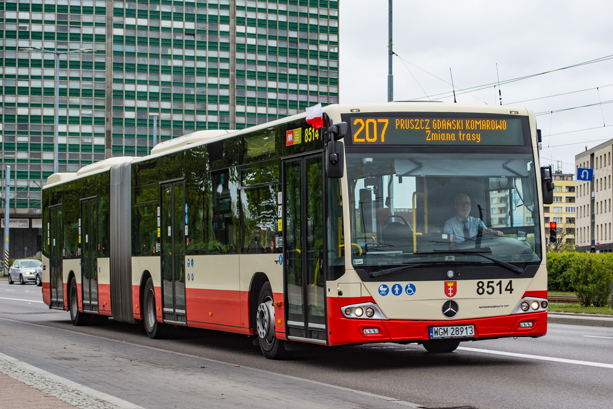 Gdańsk, Mercedes-Benz Conecto II G № 8514