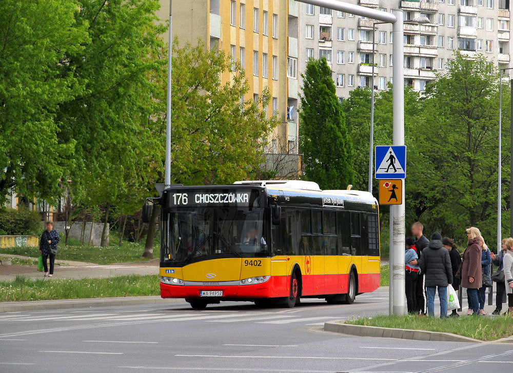Warsaw, Solaris Urbino III 12 Hybrid # 9402