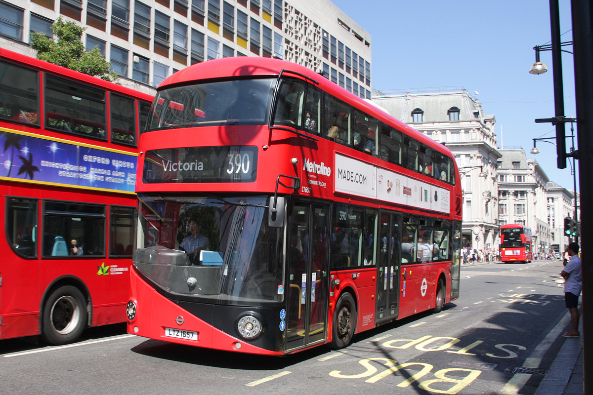 London, Wright New Bus for London # LT657