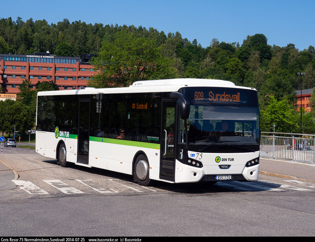 Sundsvall, VDL Citea SLE-129.310 # 75