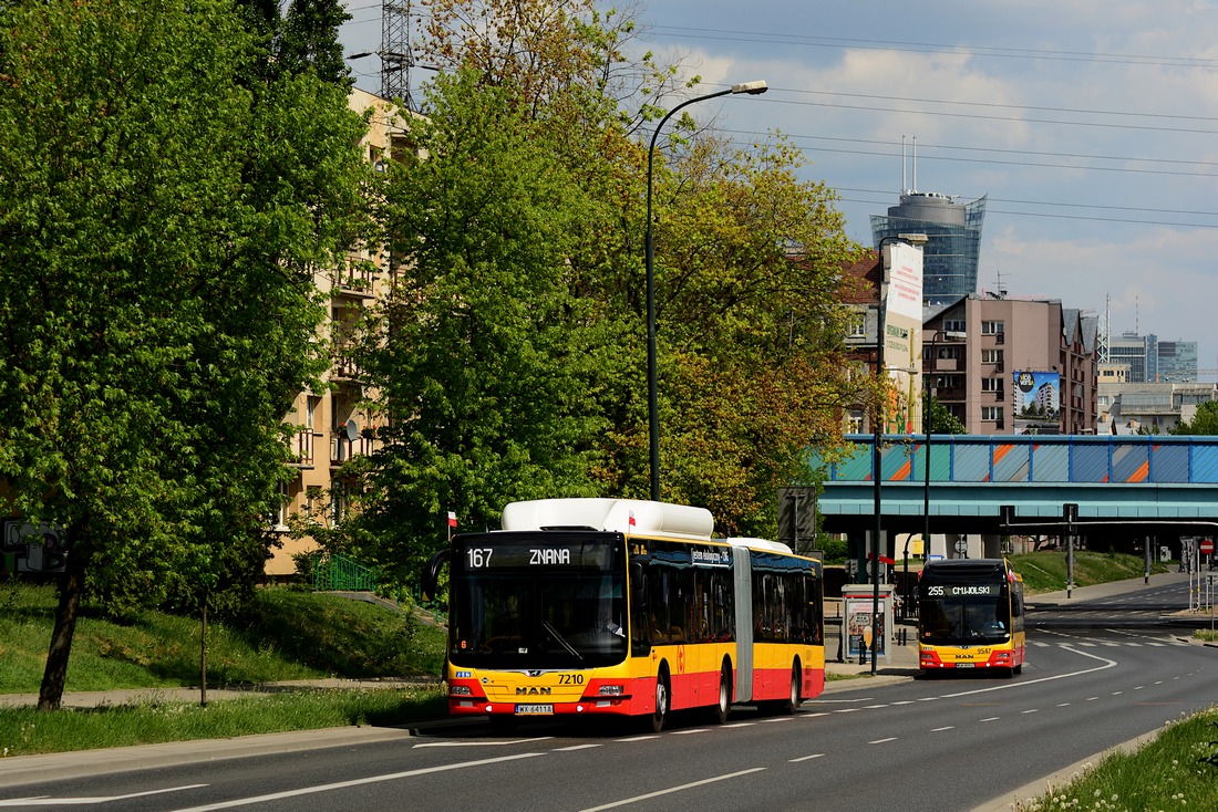 Varšava, MAN A23 Lion's City G NG313 CNG č. 7210