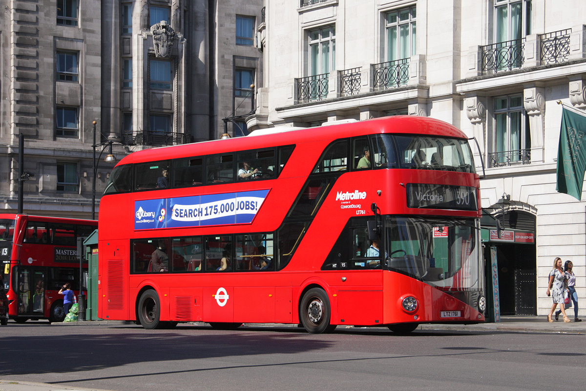 London, Wright New Bus for London # LT761