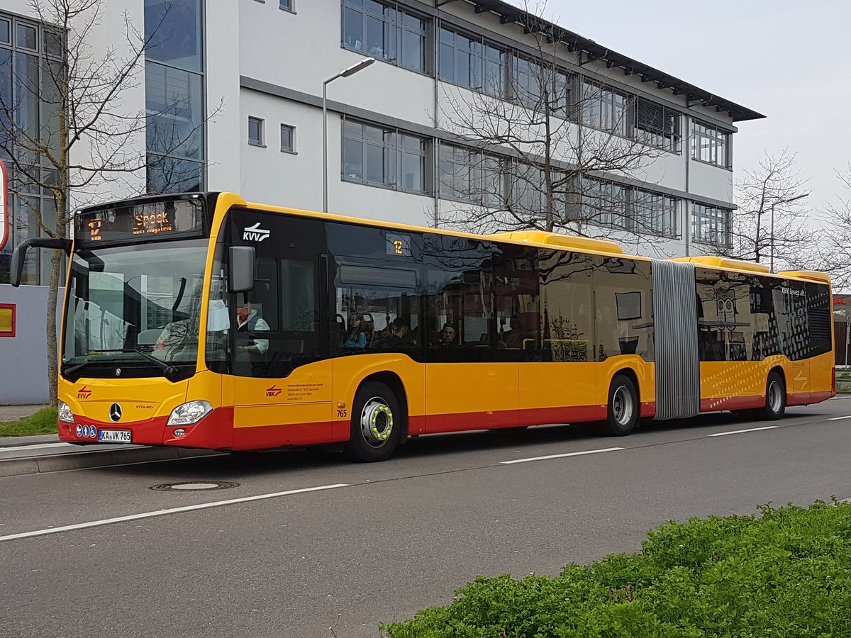 Karlsruhe, Mercedes-Benz Citaro C2 G # 765