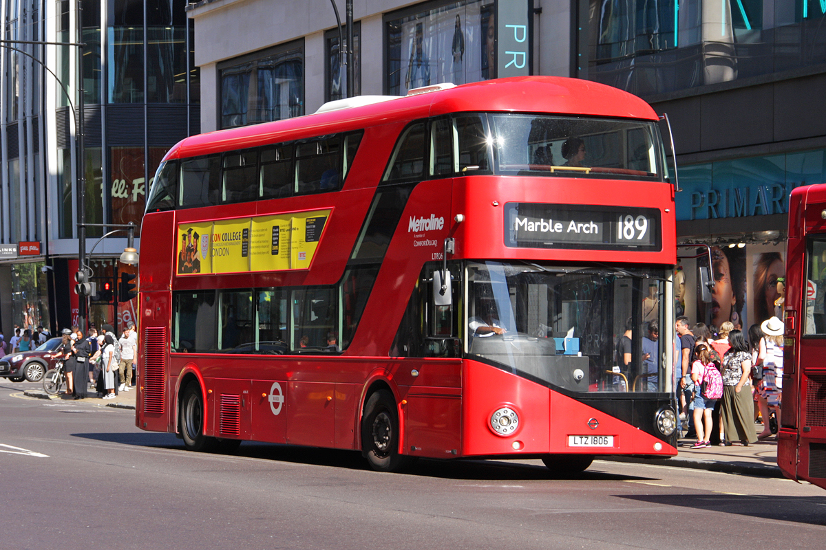 London, Wright New Bus for London # LT806