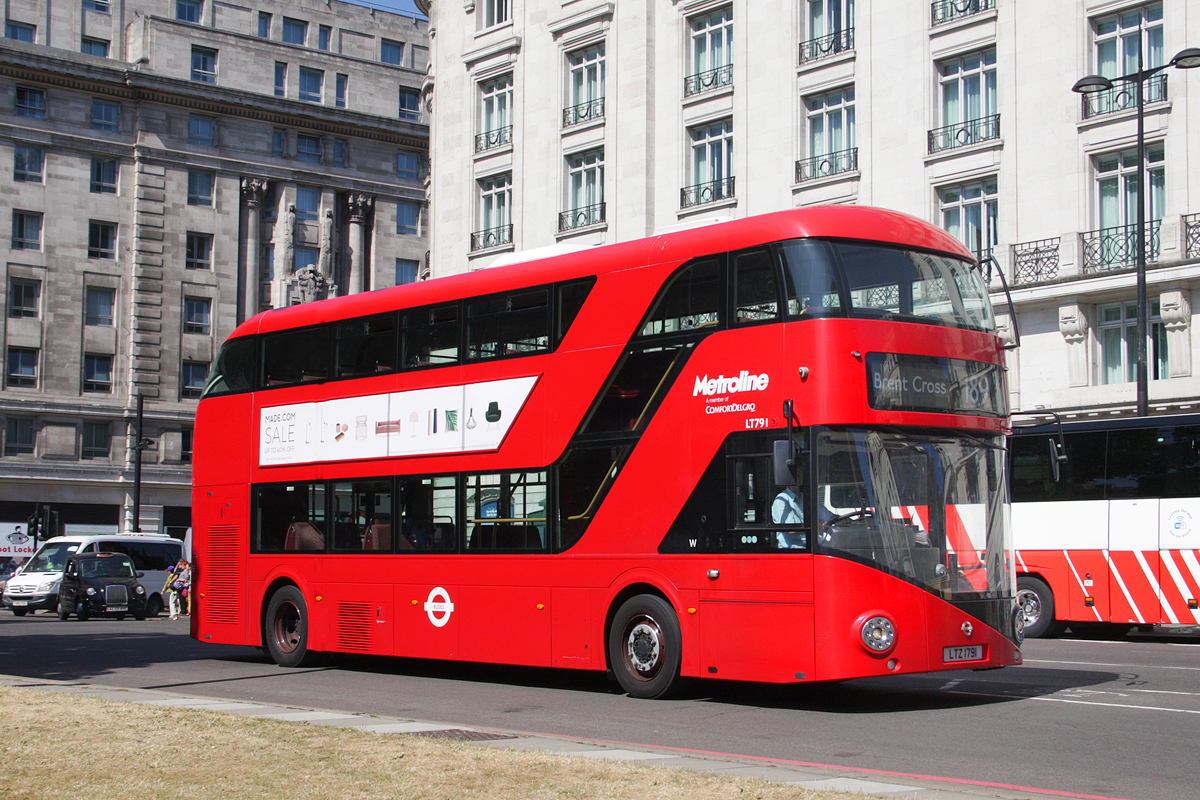 London, Wright New Bus for London # LT791