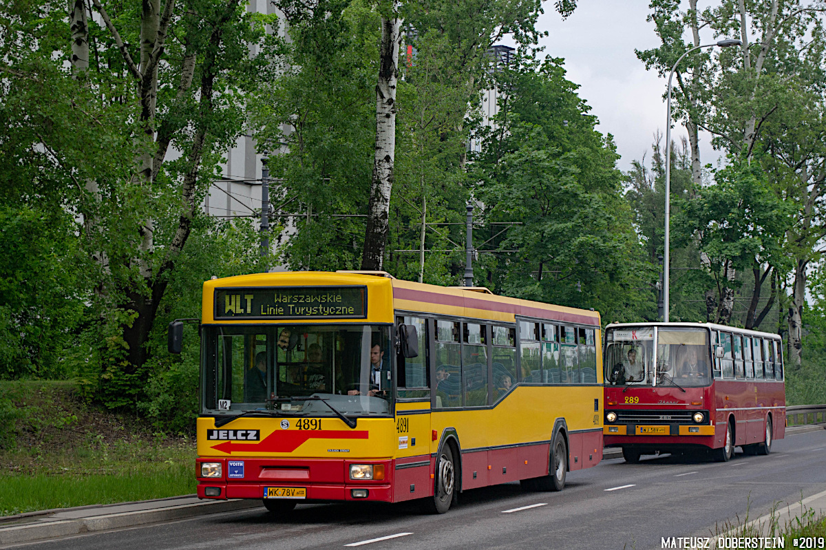 Варшава, Jelcz M121M № 4891; Варшава, Ikarus 260.04 № 289