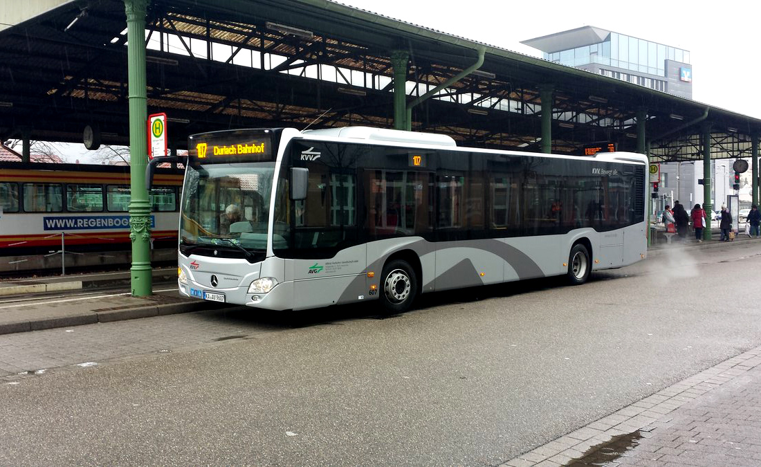 Karlsruhe, Mercedes-Benz Citaro C2 č. 607