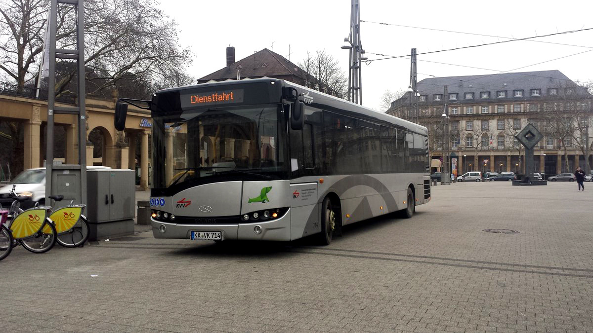 Karlsruhe, Solaris Urbino III 10,9 LE (Karlsruhe) # 714