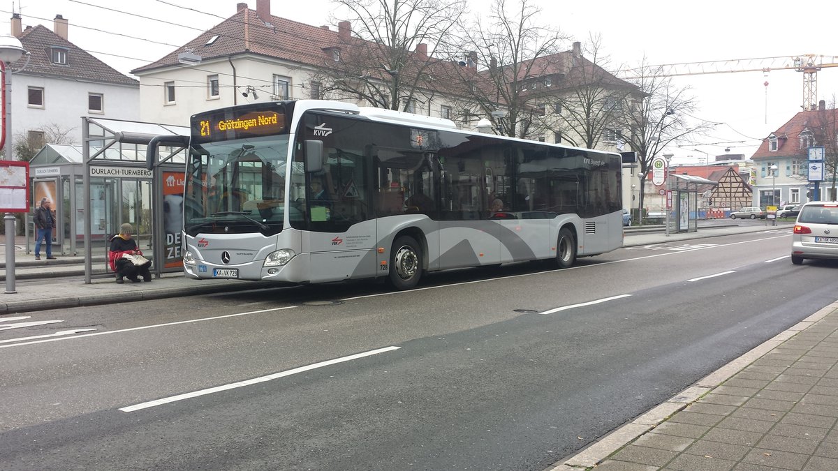 Karlsruhe, Mercedes-Benz Citaro C2 nr. 728