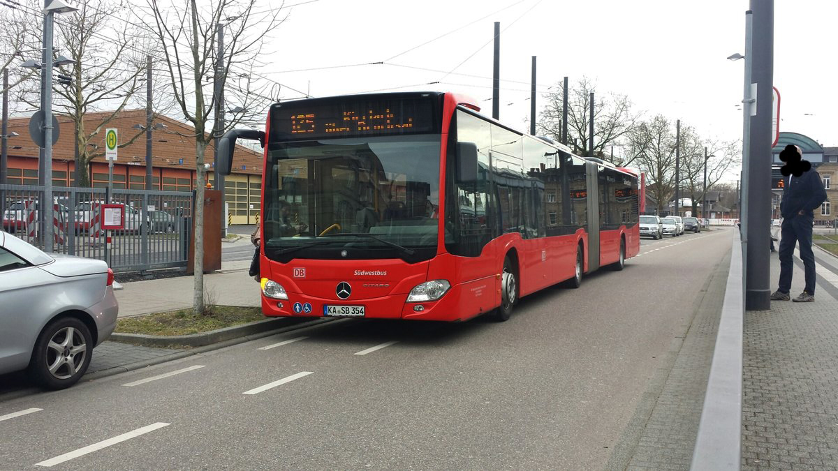 Karlsruhe, Mercedes-Benz Citaro C2 G # KA-SB 354