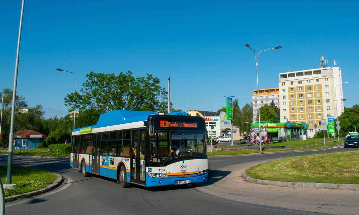Ostrava, Solaris Urbino III 12 CNG # 7167