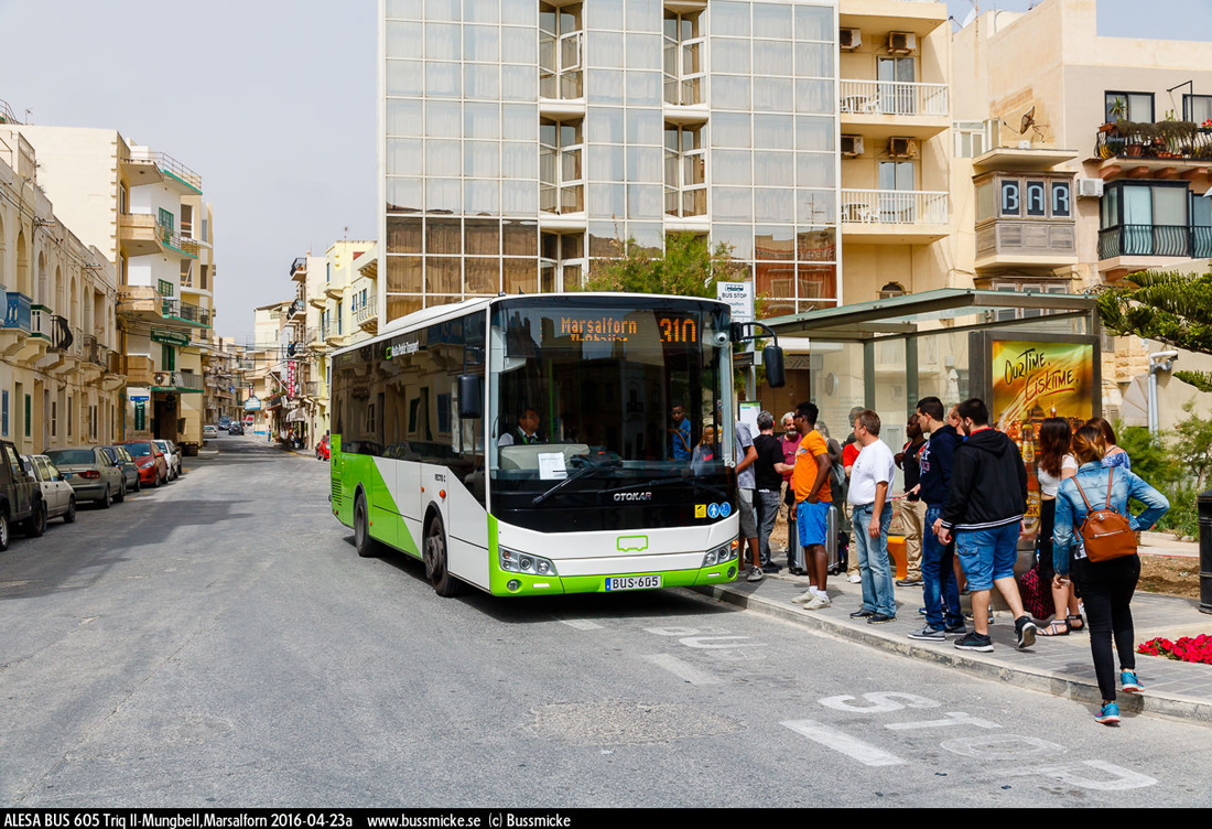 Malta, Otokar Vectio C # BUS 605