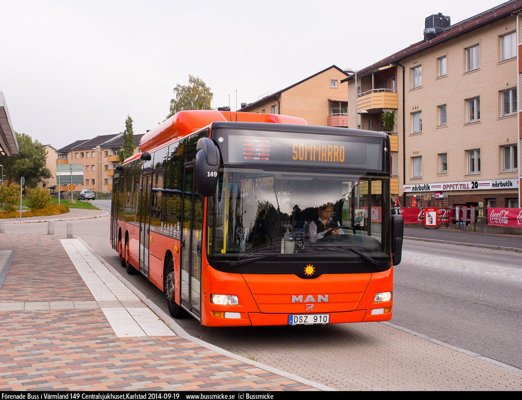 Karlstad, MAN A26 Lion's City LL NL313-15 CNG # 149