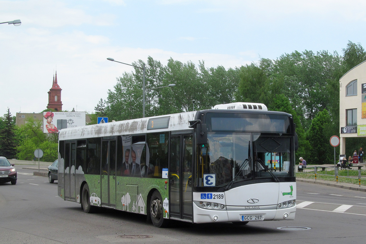 Panevėžys, Solaris Urbino III 12 Hybrid №: 2189