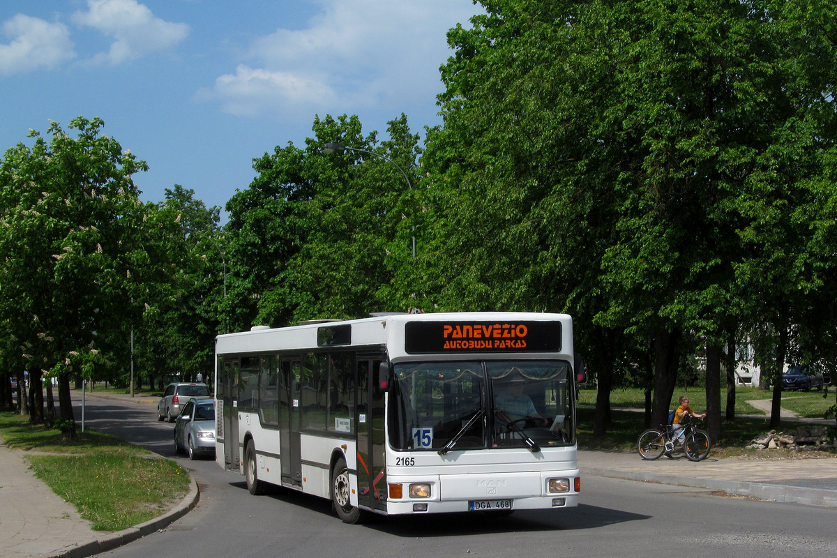 Panevėžys, MAN A10 NL262 # 2165