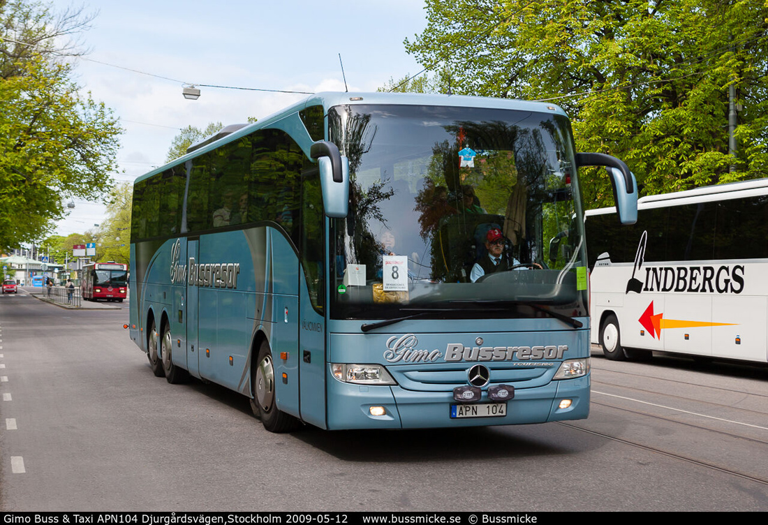 Уппсала, Mercedes-Benz Tourismo 16RHD-II M/3 № APN 104
