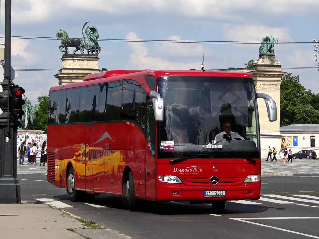 Prague, Mercedes-Benz Tourismo 15RHD-II č. 4AP 9344