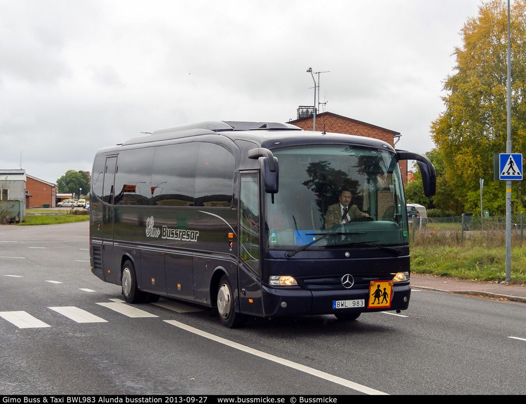 Uppsala, Mercedes-Benz O510 Tourino nr. BWL 983