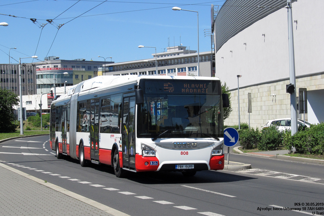 Ústí nad Labem, IVECO Urbanway 18M CNG # 808