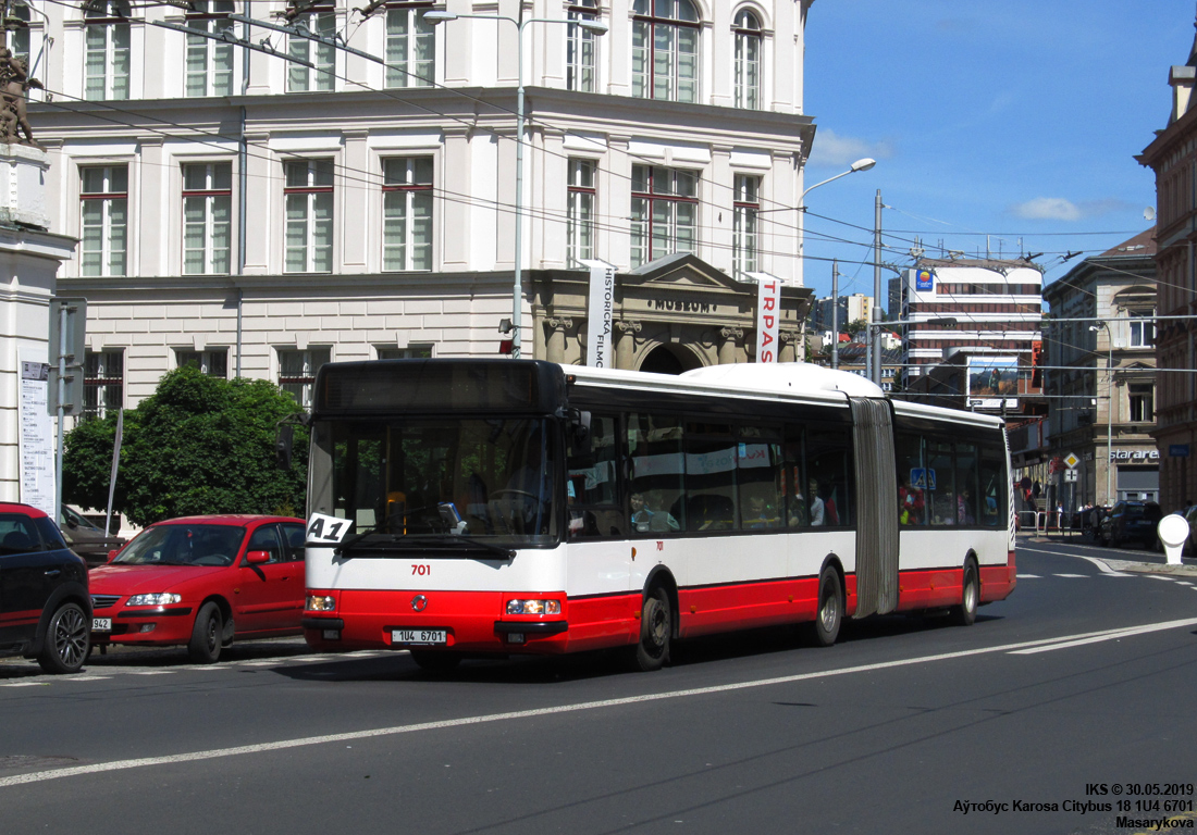 Ústí nad Labem, Karosa Citybus 18M.2081 (Irisbus) # 701