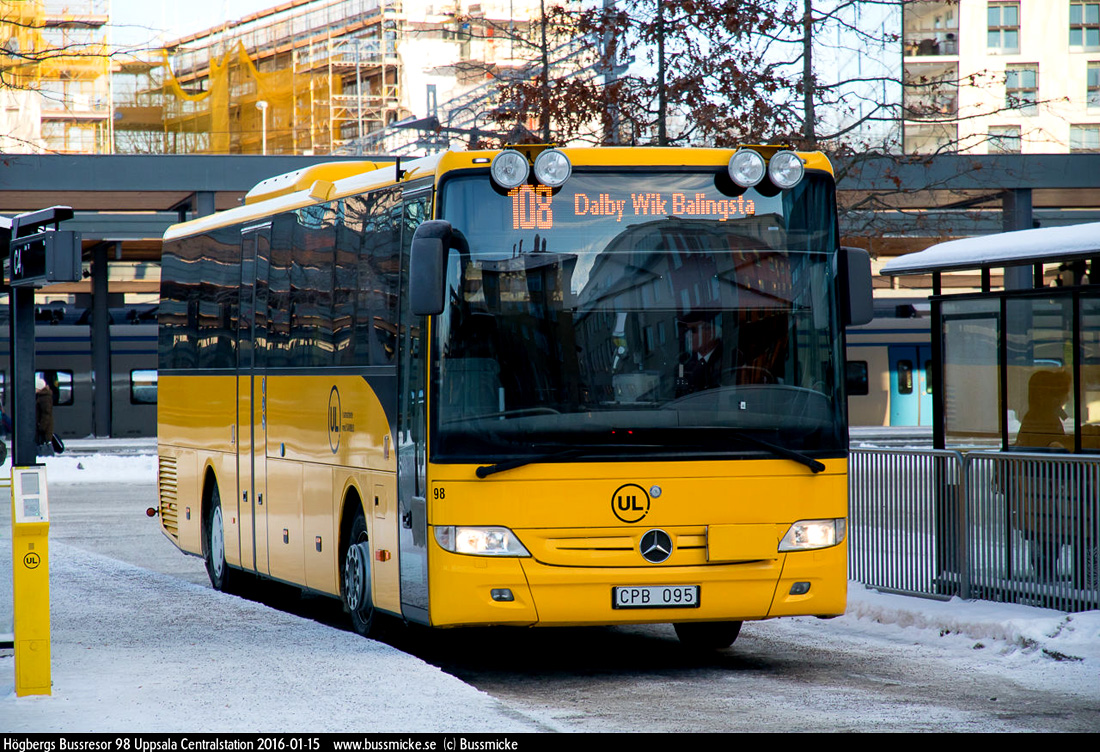 Uppsala, Mercedes-Benz O550 Integro II # 98