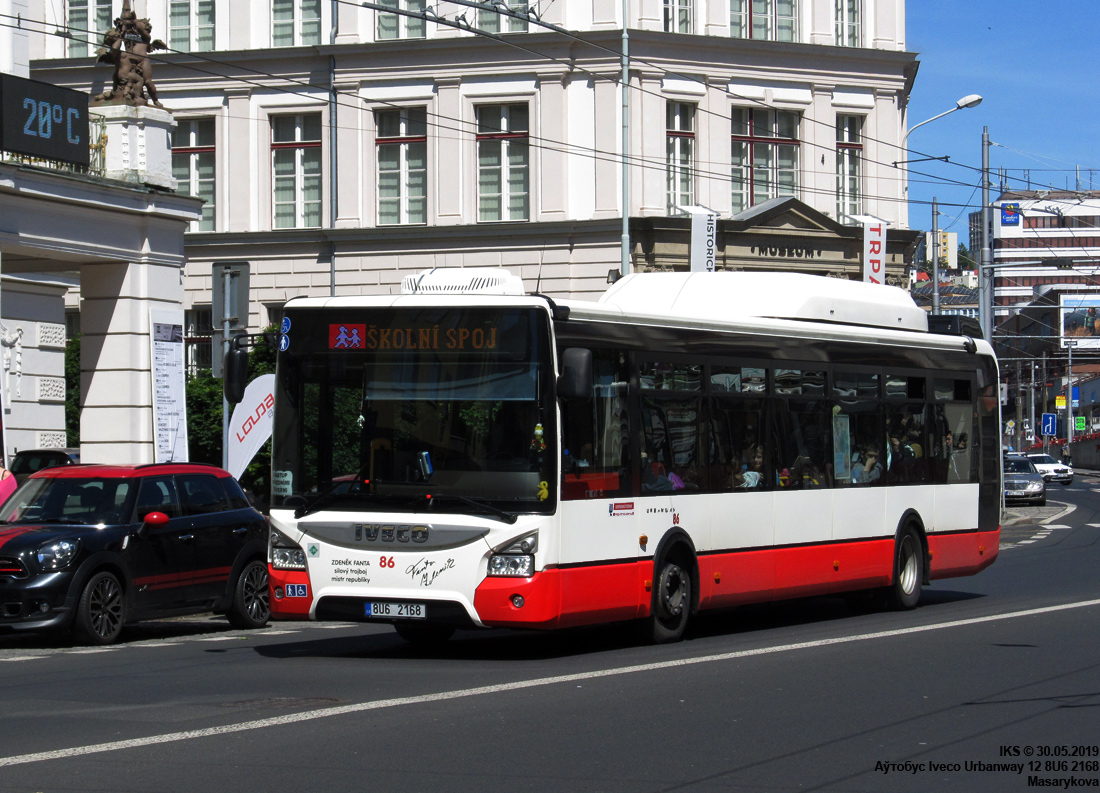 Ústí nad Labem, IVECO Urbanway 12M CNG # 86