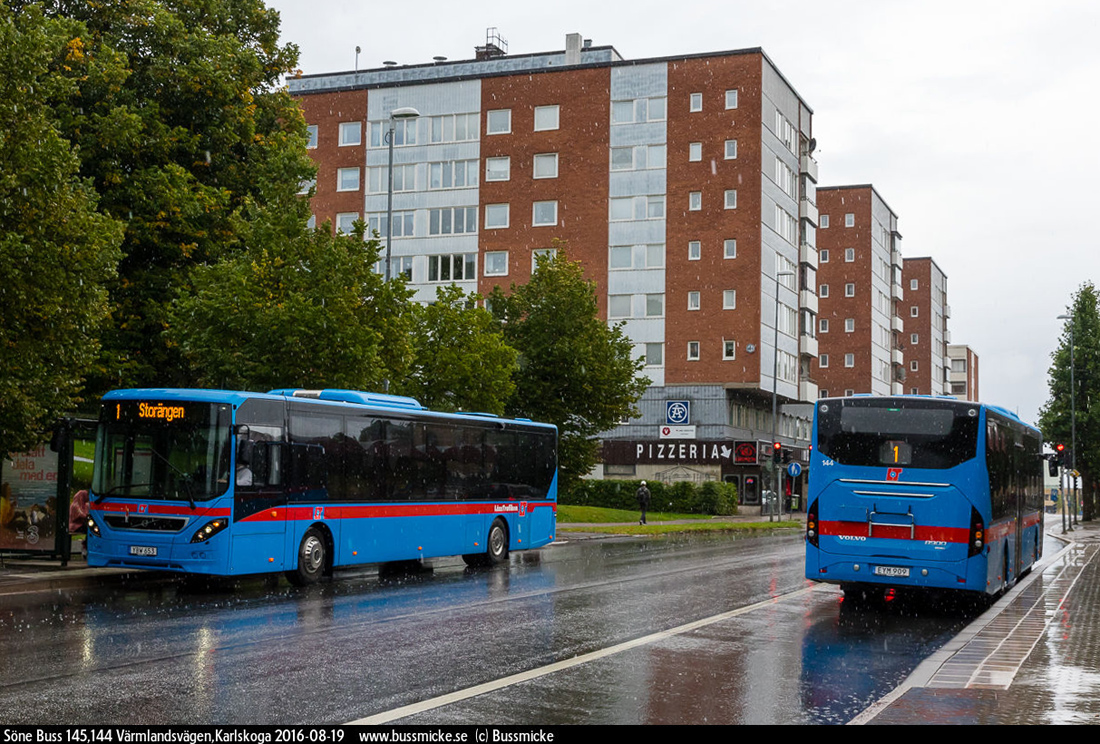 Örebro, Volvo 8900LE nr. 145; Örebro, Volvo 8900LE nr. 144