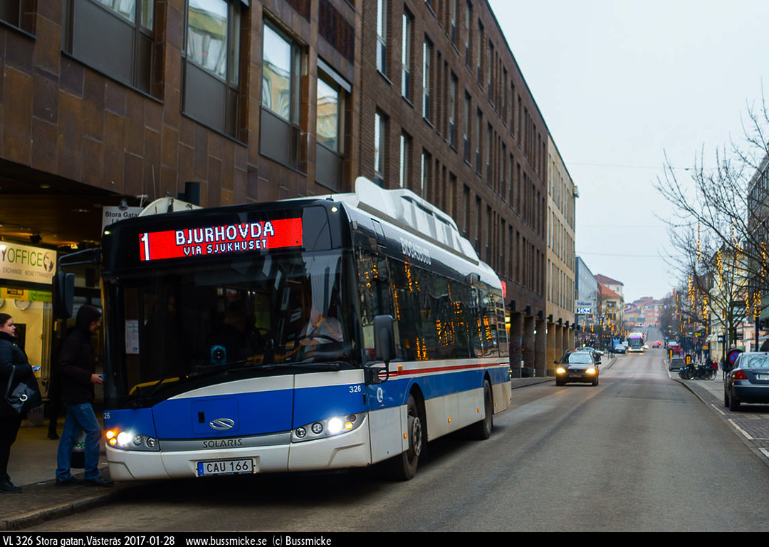 Västerås, Solaris Urbino III 12 CNG č. 326