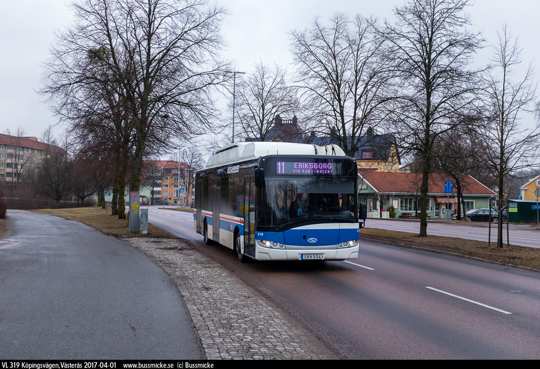 Västerås, Solaris Urbino III 12 CNG # 319