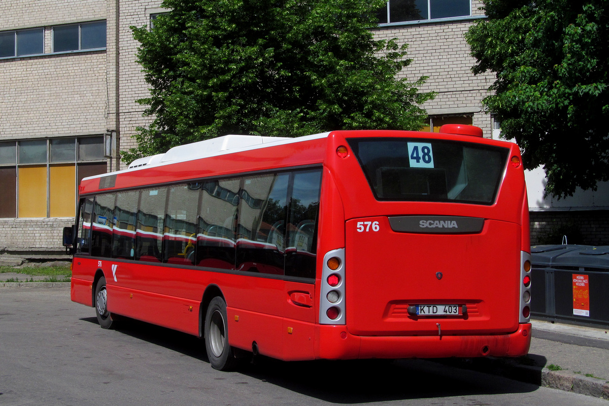 Kaunas, Scania OmniCity CN230UB 4x2EB # 576