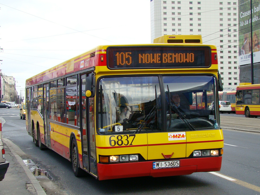 Warsaw, Neoplan N4020td č. 6837