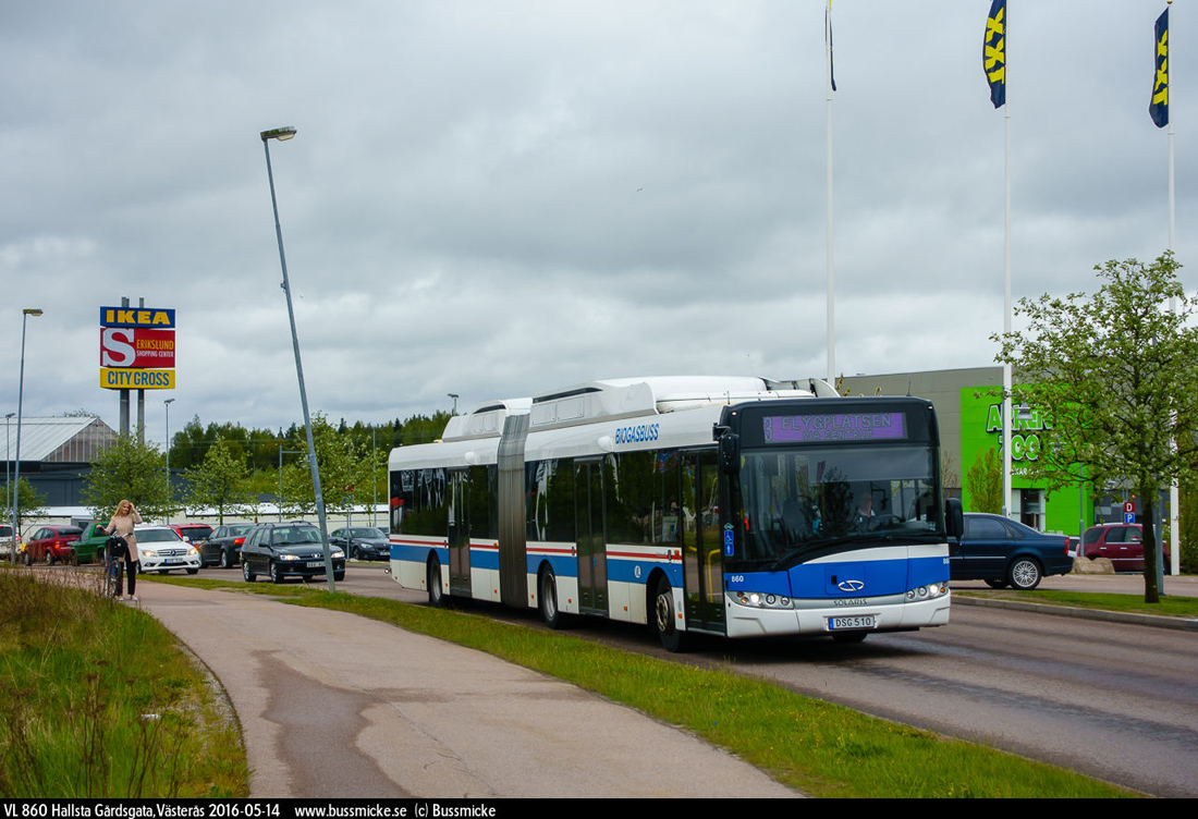 Västerås, Solaris Urbino III 18 CNG № 860
