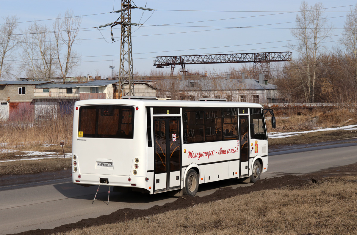 Zheleznogorsk (Krasnoyarskiy krai), PAZ-320414-05 "Vector" (3204ER) No. К 589 НО 124