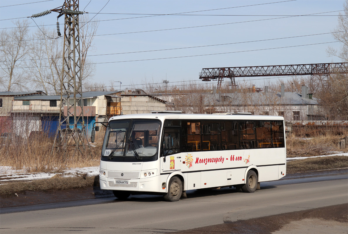 Zheleznogorsk (Krasnoyarskiy krai), PAZ-320414-05 "Vector" (3204ER) č. Р 604 НМ 124