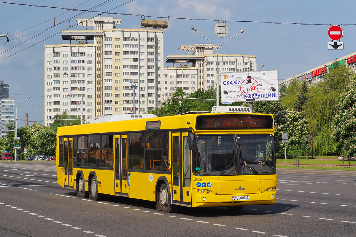 Minsk, MAZ-107.485 č. 014321