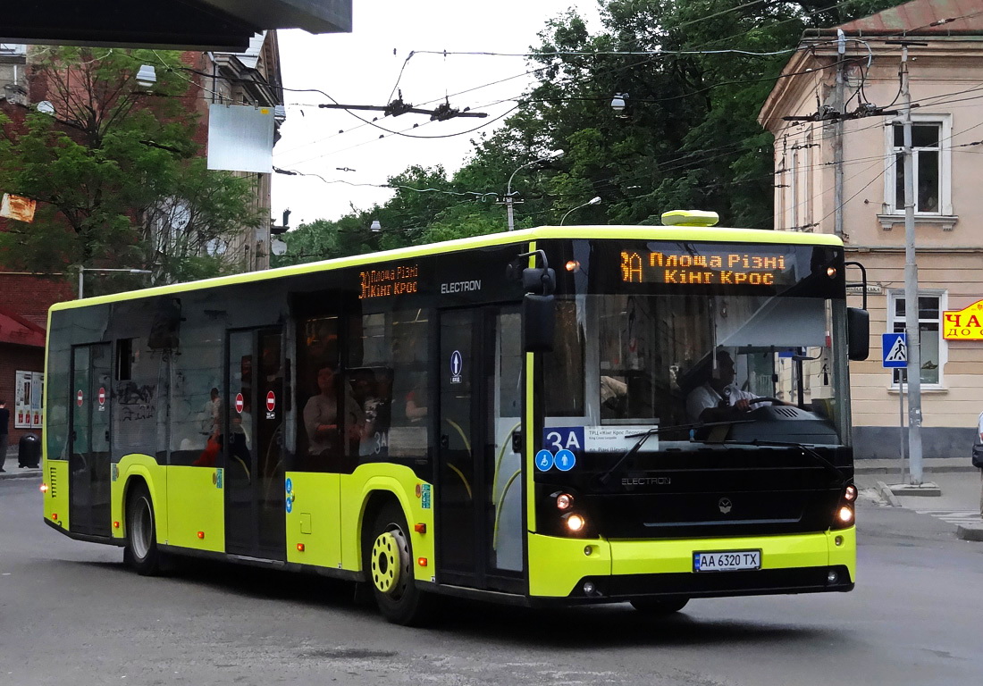 Lviv, Electron A18501 # АА 6320 ТХ