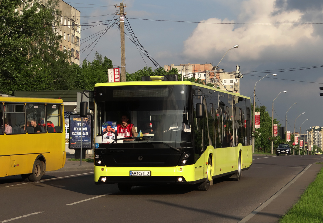 Lviv, Electron A18501 # АА 6323 ТХ