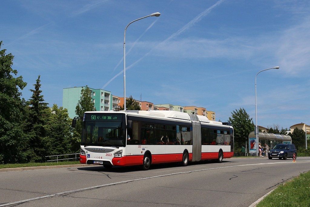 Brno, IVECO Urbanway 18M CNG č. 2022