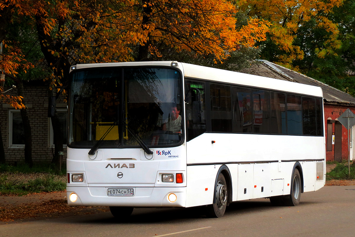 Borovichi, LiAZ-5256.61 # Е 074 СН 53