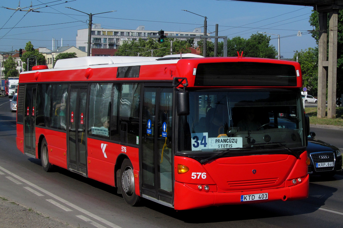 Kaunas, Scania OmniCity CN230UB 4x2EB № 576