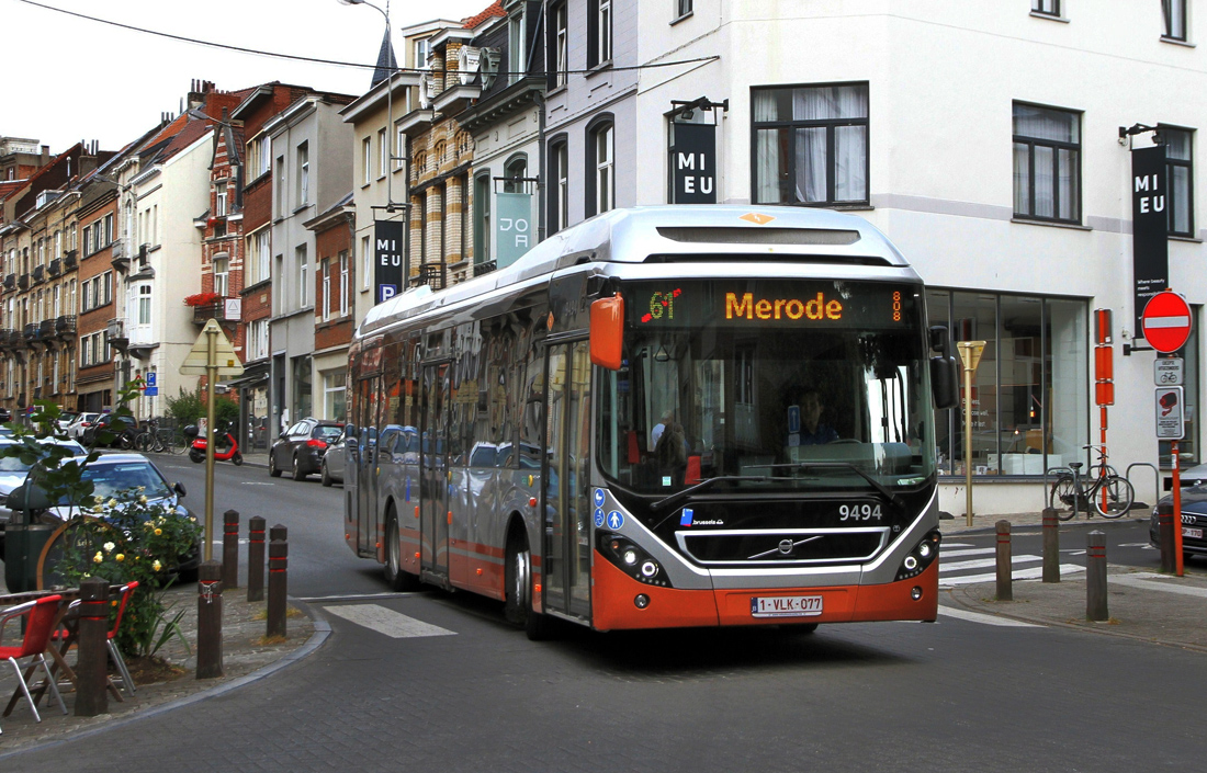 Brussels, Volvo 7900 Hybrid # 9494