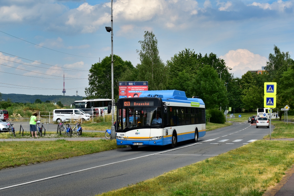 Ostrava, Solaris Urbino III 12 CNG № 7206