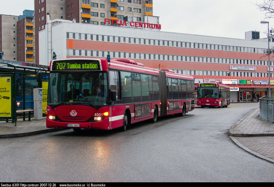 Stockholm, Scania OmniLink CL94UA 6x2/2LB # 6301