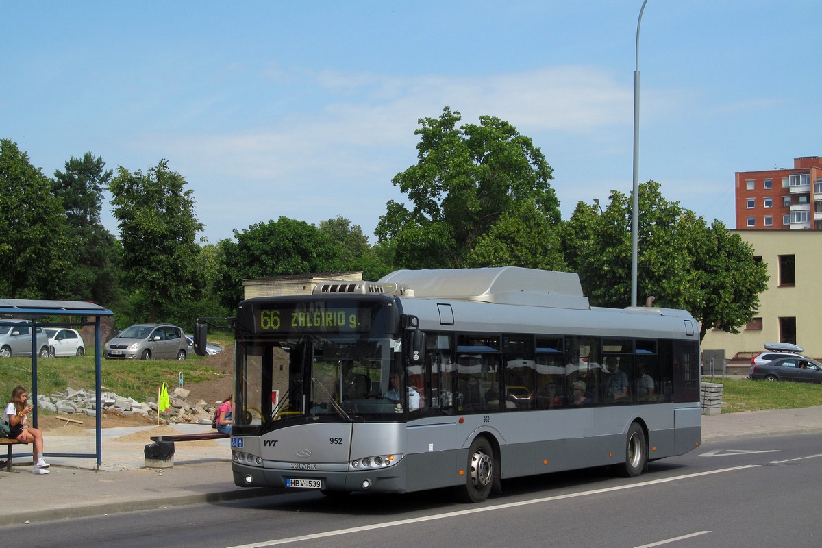 Вильнюс, Solaris Urbino III 12 CNG № 952