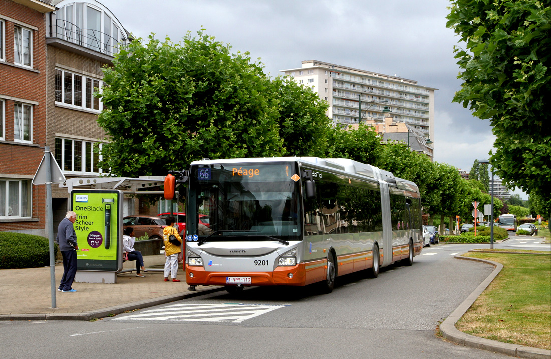 Bryssel, IVECO Urbanway 18M Hybrid # 9201