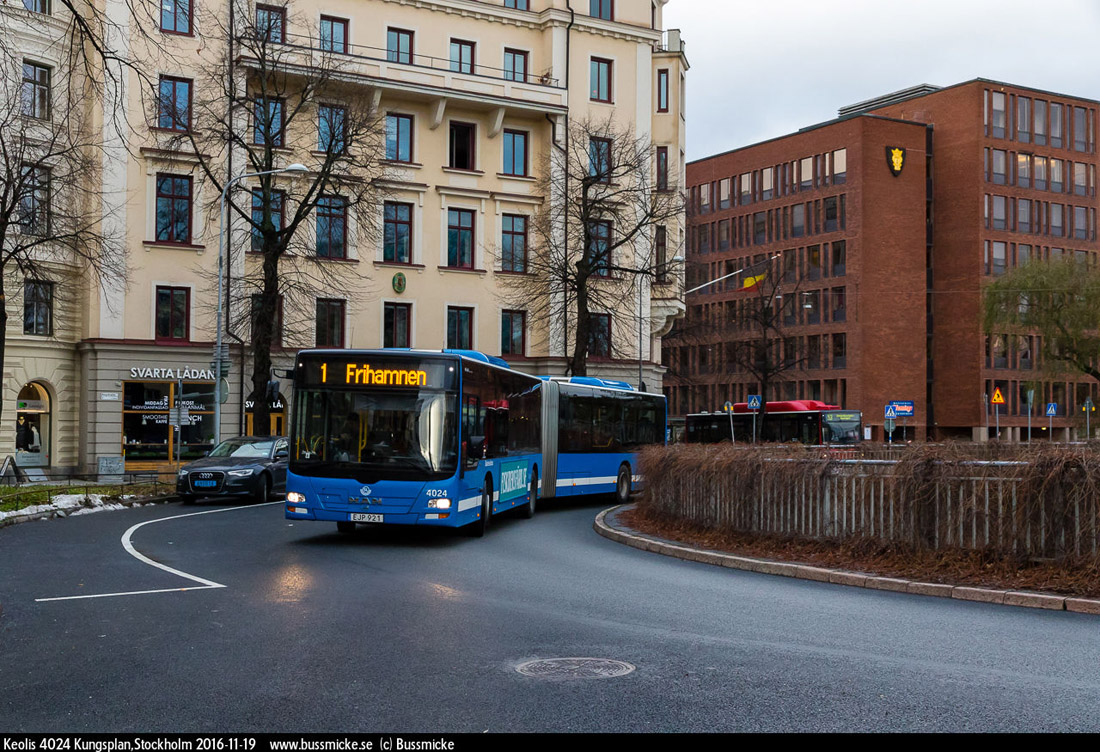 Stockholm, MAN A23 Lion's City G NG323 # 4024