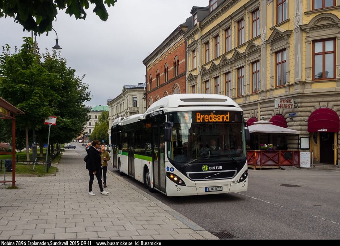 Sundsvall, Volvo 7900 Hybrid # 7896