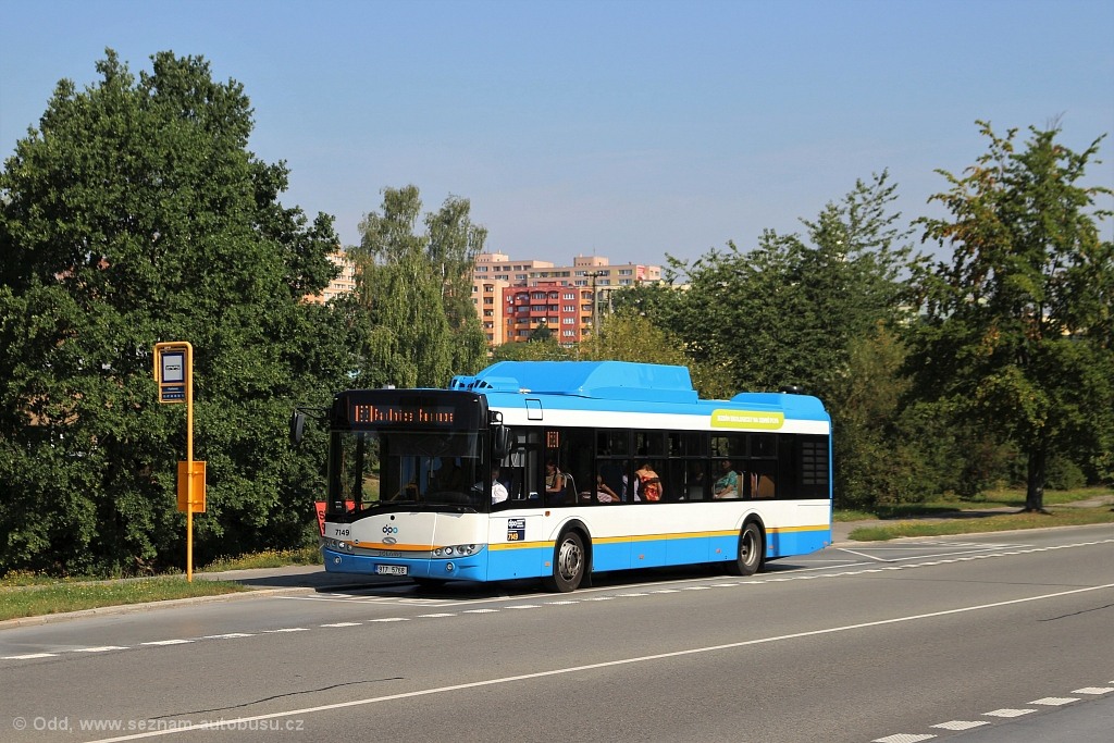 Ostrava, Solaris Urbino III 12 CNG nr. 7149