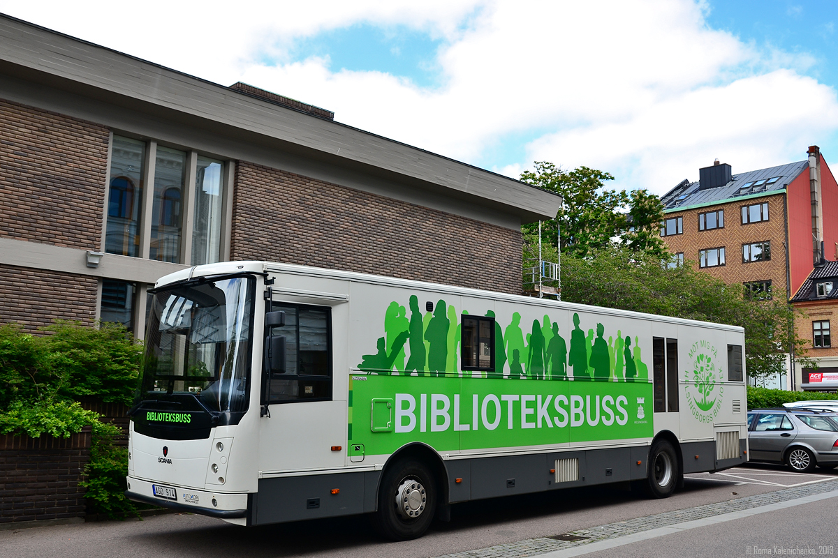 Helsingborg, Kiitokori Libris Bokbuss nr. AGD 914